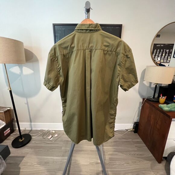 Unis NYC - "Tony" SS Poplin Shirt M NWOT - Safari - Picture 2 of 6